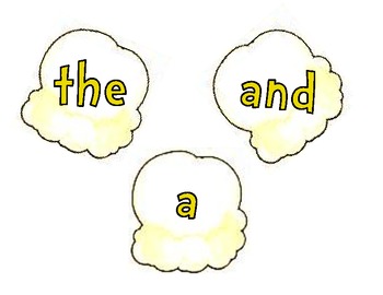 Popcorn-Words-Number-Words-Color-Words-on-Popcorn-Clipart-256155 ...