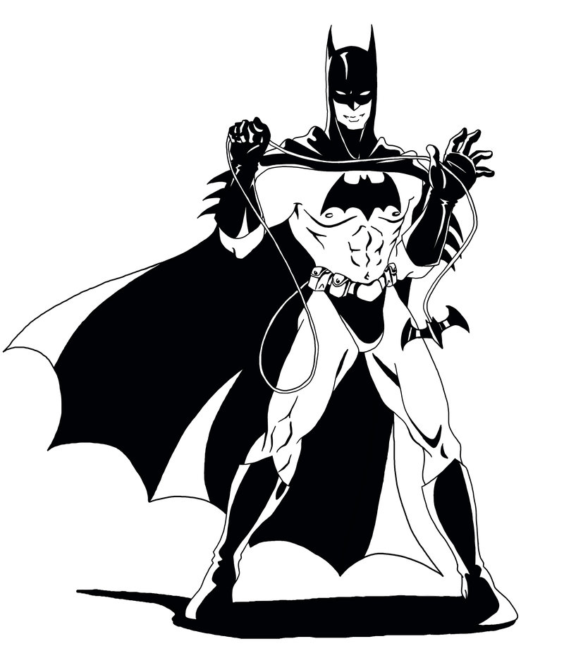 Batman Lineart by dreaminpng on DeviantArt