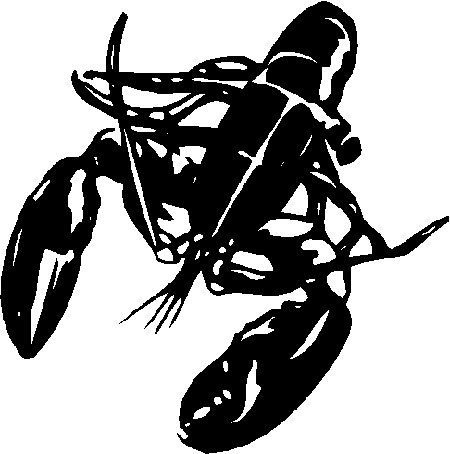 Cartoon Black And White Lobster - ClipArt Best