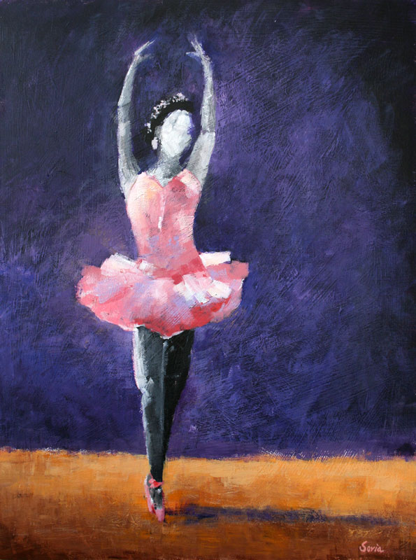 Little Ballerina in Pink | Claudia Soria