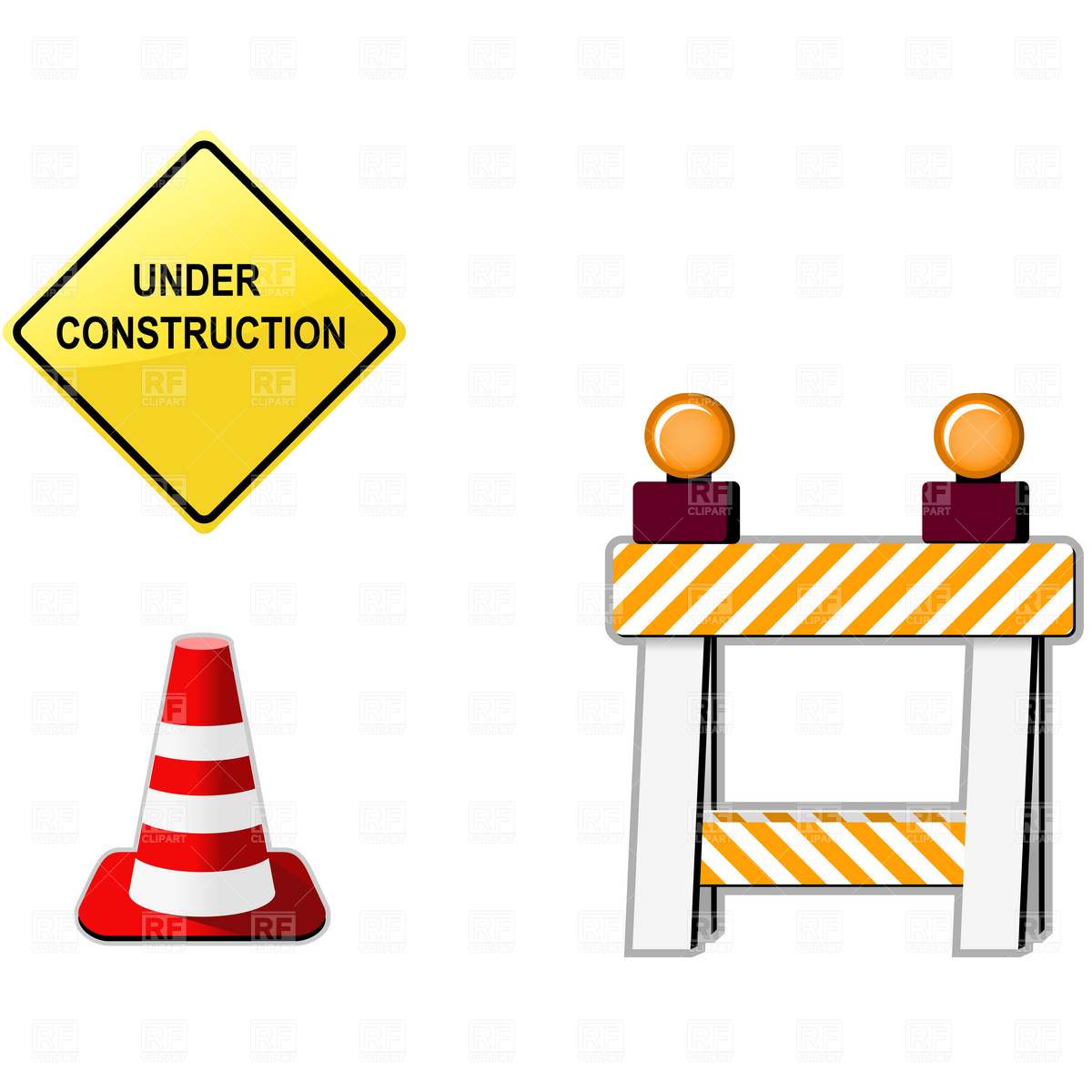 Images For > Construction Signs Clip Art