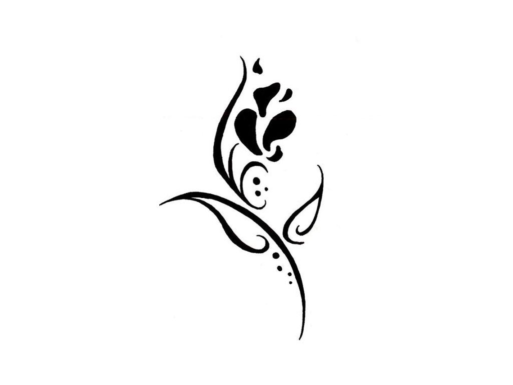 Free Flower Tattoo Designs - Cliparts.co