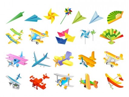 Paper airplane Free vector for free download (about 26 files).