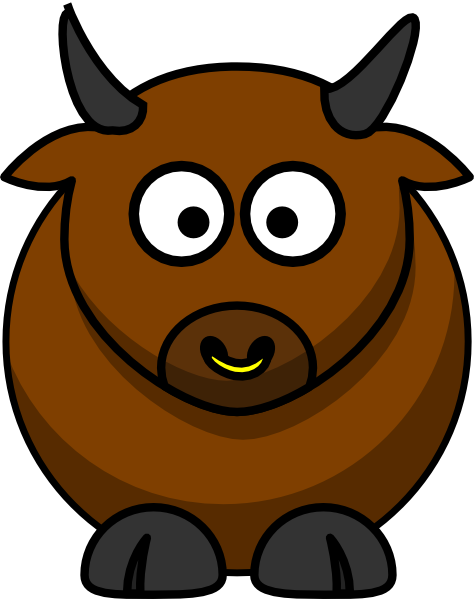 Bull clip art - vector clip art online, royalty free & public domain