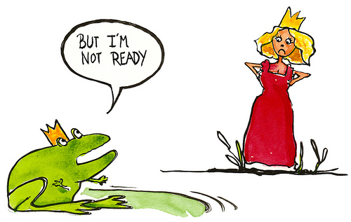 Frog-not-ready illustration | Flickr - Photo Sharing!