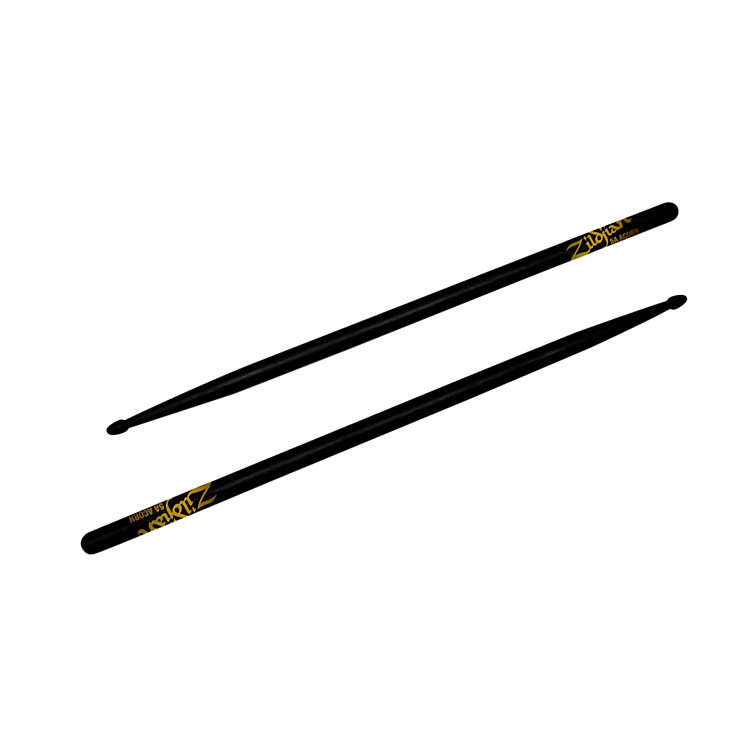 Zildjian Acorn Tip Drumsticks Wood 5A Black Finish | Musician's Friend