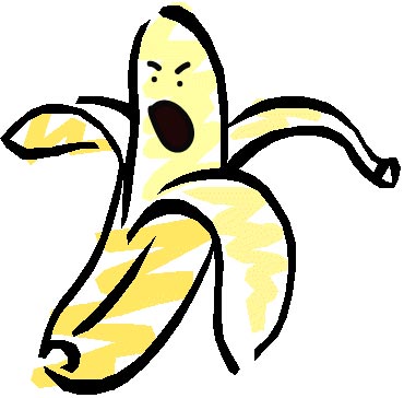 Pissed off Banana by lxDevilChinkxl on deviantART