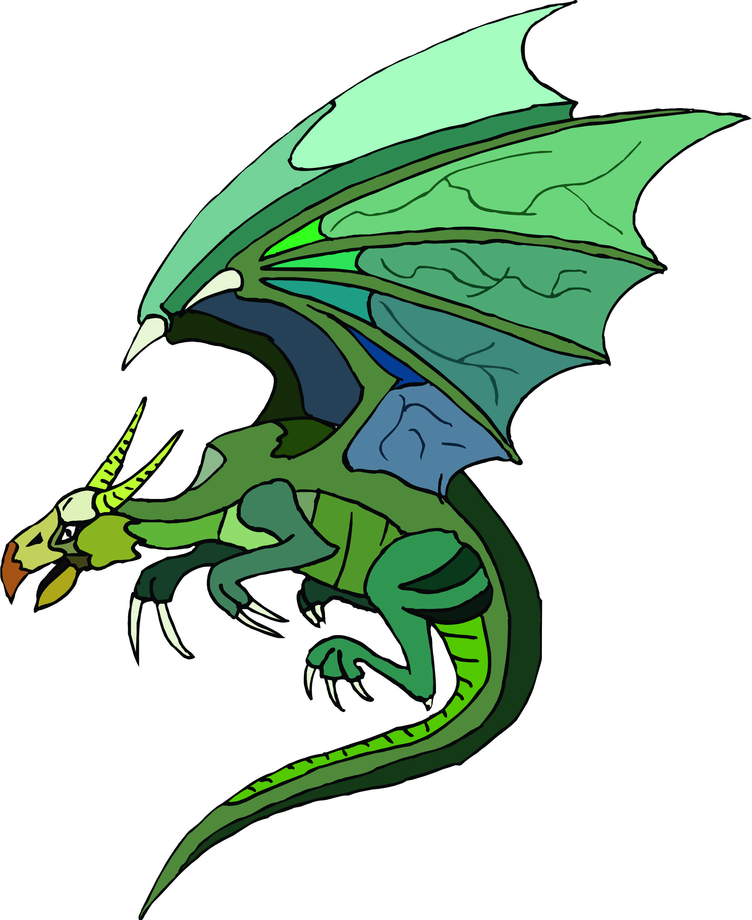 Green Dragon Cartoon Stock Vector 66570403 Shutterstock on ...