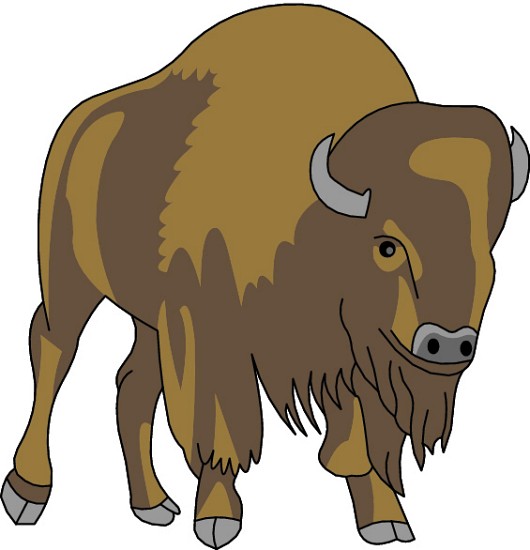 Buffalo Clipart : 11-12-07_02e : Classroom Clipart