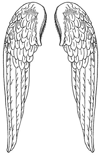 Angel Wings pattern | Printables, Ephemera, Graphics & Clip Art | Pi…