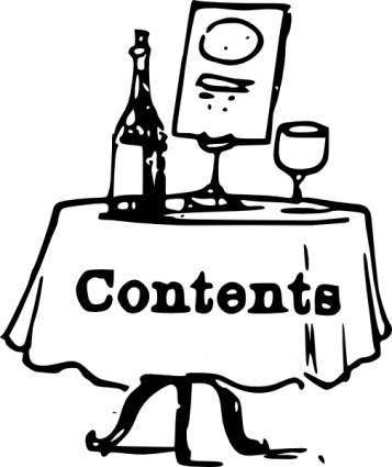 Tom Contents On A Table clip art - Download free Other vectors