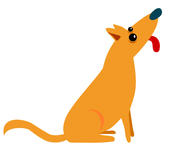Pix For > Cartoon Dog Tongue Sticking Out