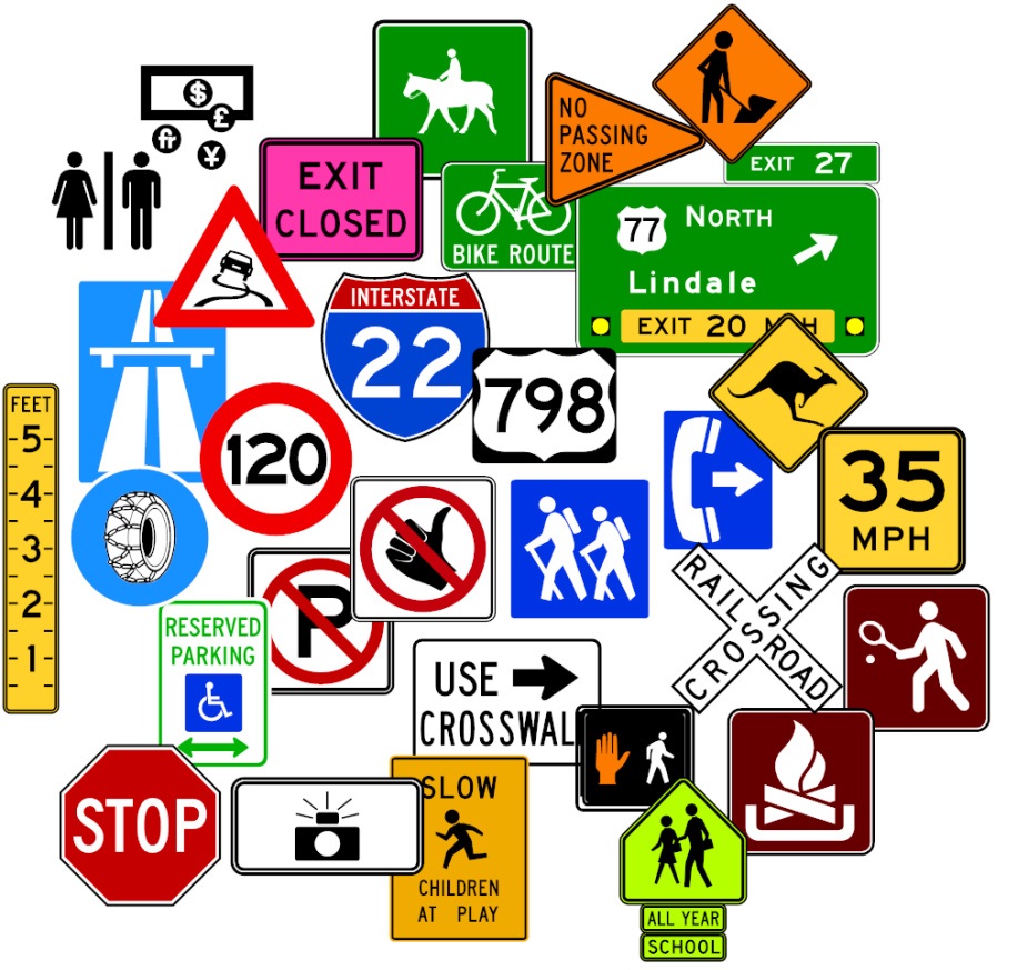 1,500+ Road, Highway & Warning Signs : VinylMaster Xpt Sign Design ...