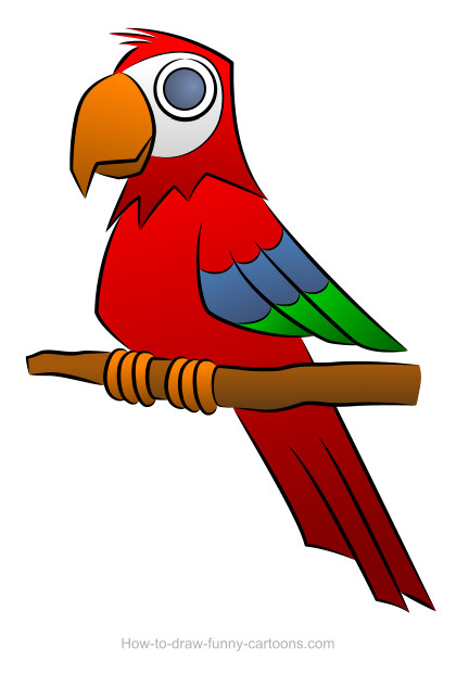 Parrot Drawing (Sketching + Vector) - Cliparts.co