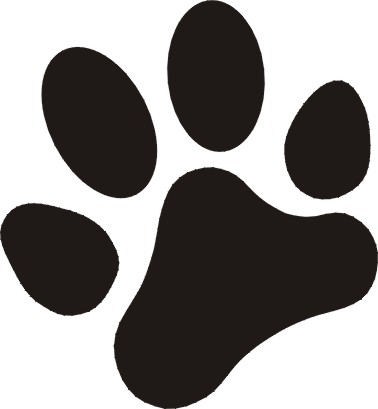 Greyhound Paw Print Clipart