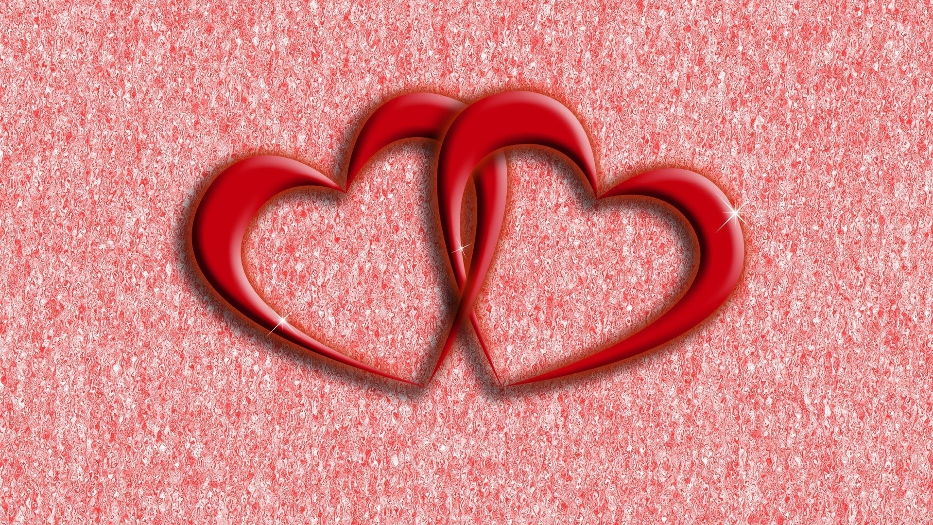 Download Wallpaper 1920x1080 Heart, Pair, Red, Love Full HD 1080p ...