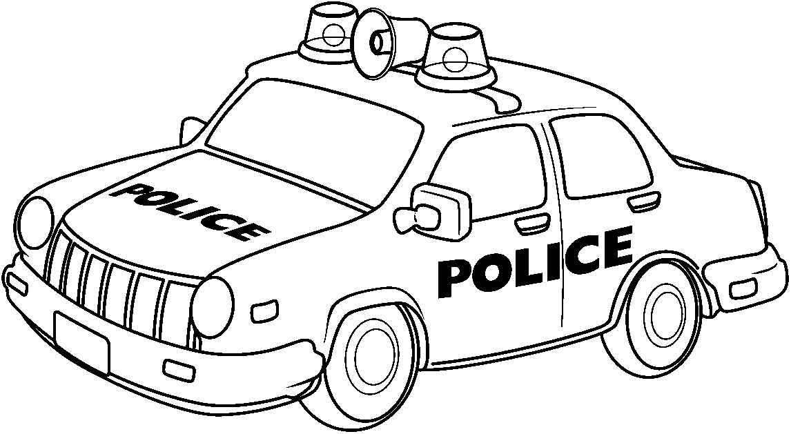 Police-Car-Clipart-Black-And- ...