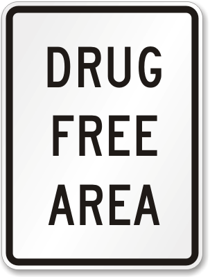 Free professional "Drug-Free" signs | Agathos Laboratories, Inc.