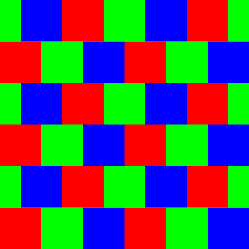 Clipart - rgb brick wall
