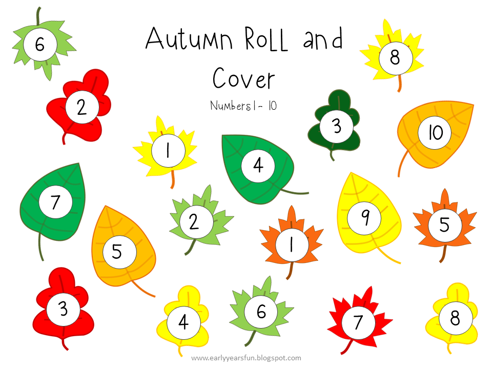 Early Years Fun: Autumn Roll and Cover