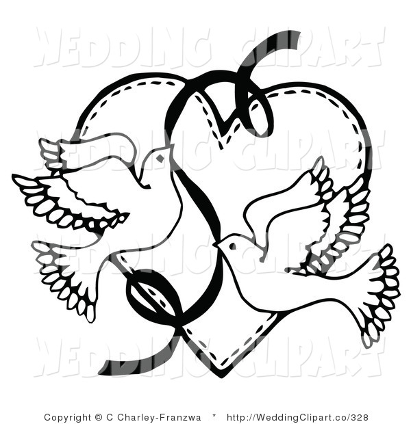 Wedding Hearts Clipart Black And White | Clipart Panda - Free ...