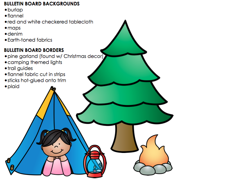 Clutter-Free Classroom: Camping Themed Classrooms {decor ideas ...
