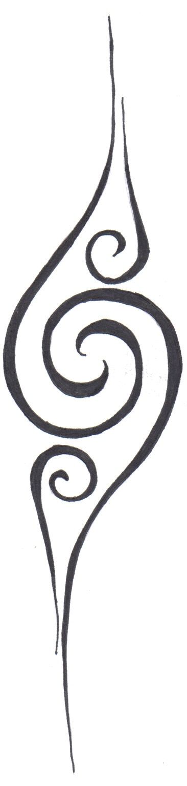 Spiral (looks like bass clef) Tattoo | Inspiración en tatuajes | Pint…