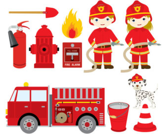 Popular items for fireman clipart on Etsy