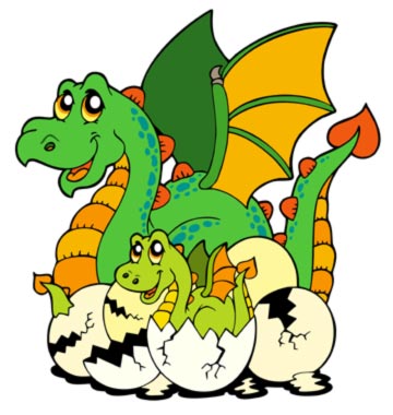 Cartoon Baby Dragon In Egg Images & Pictures - Becuo