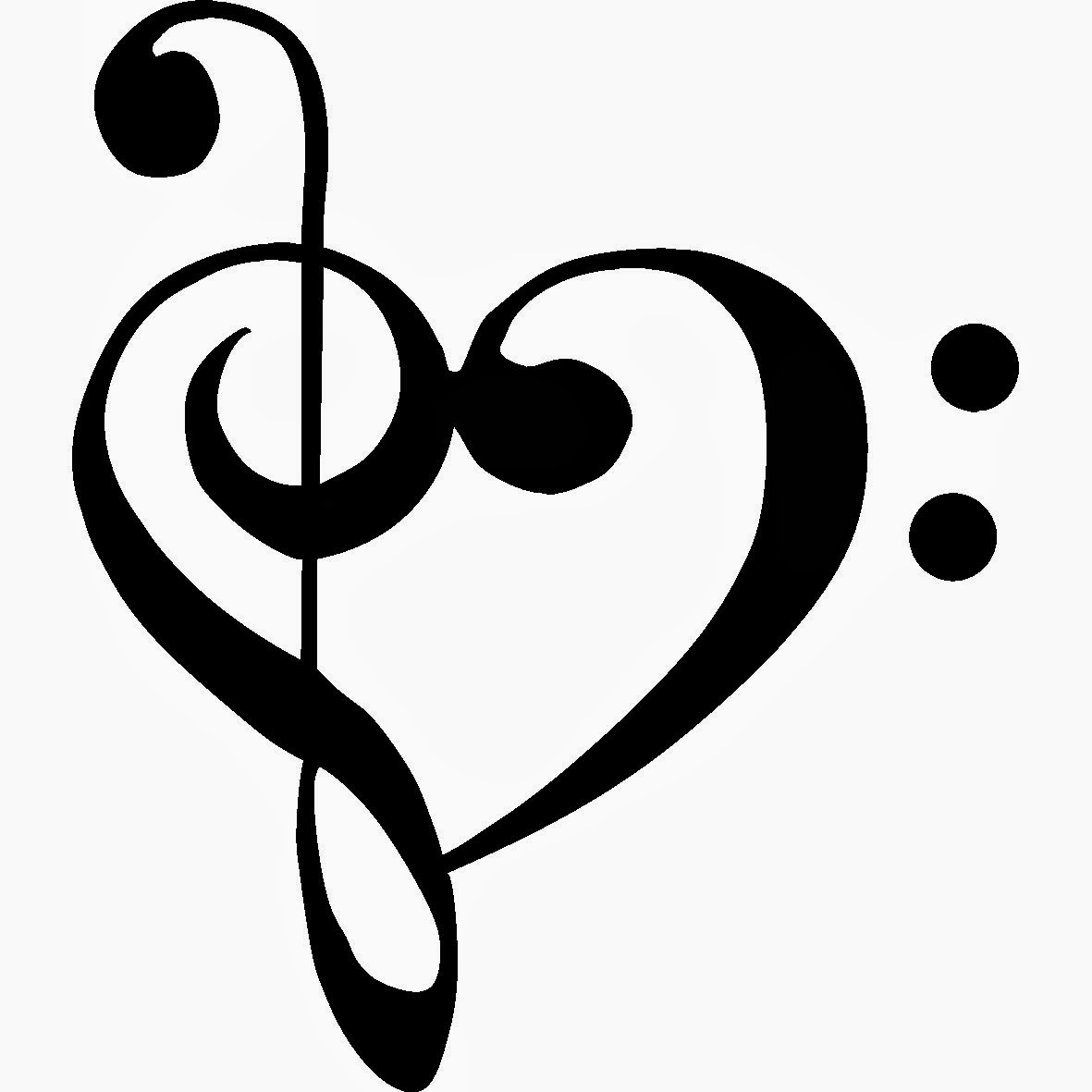 Music Note Heart Tattoo Images & Pictures - Becuo