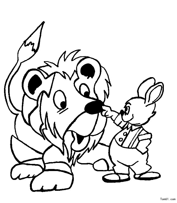 lion cartoon drawing