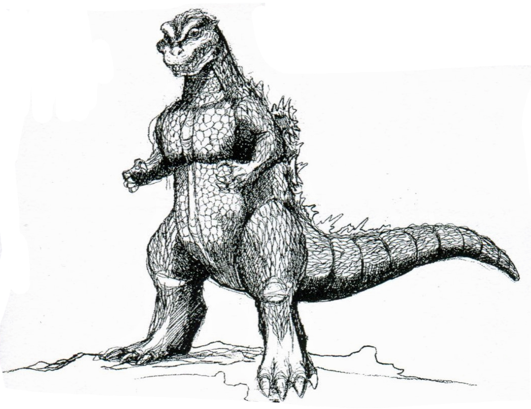 Image - Concept Art - Godzilla vs. Destoroyah - Godzilla Junior 20 ...