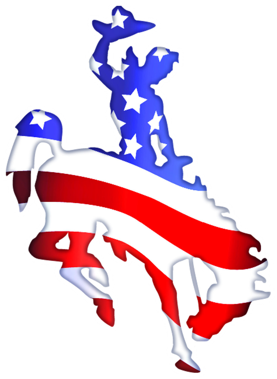 TB Patriotic Bucking Horse Decal - ClipArt Best - ClipArt Best