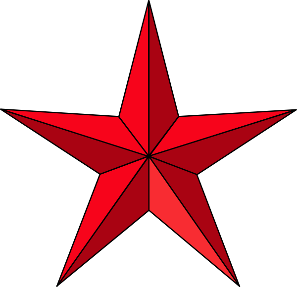 Red Star Clip art - Vector graphics - Download vector clip art online