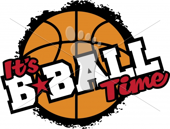 It's Basketball Time! Vector Sport Graphic | StompStock - Royalty ...