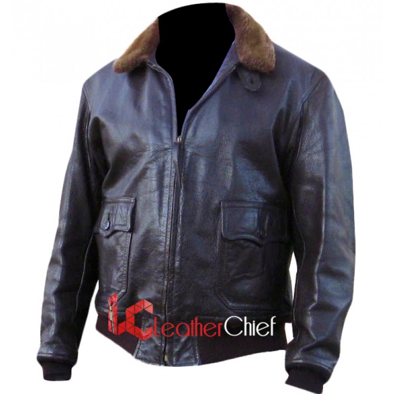 Glamorous Brown Gents Leather Jacket
