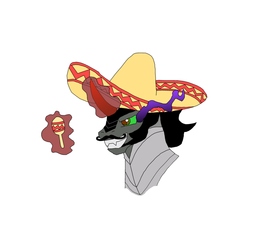 150442 - artist:juliofco, king sombra, king sombrero, maracas ...