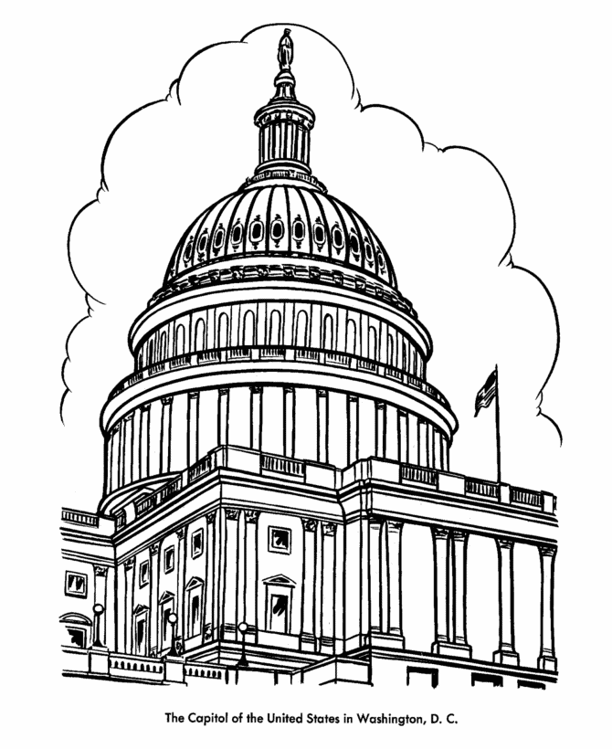 Buildings And Houses | Coloring