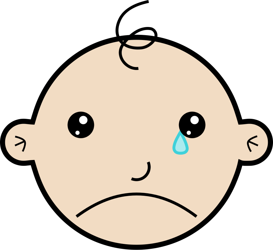 Baby crying Clipart, vector clip art online, royalty free design ...