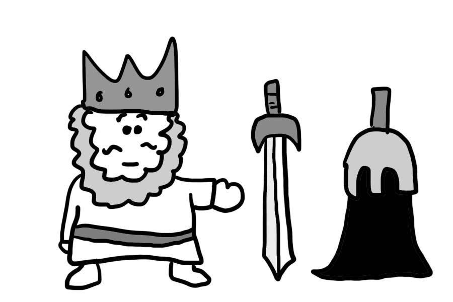 Bible Cartoon: David and Goliath
