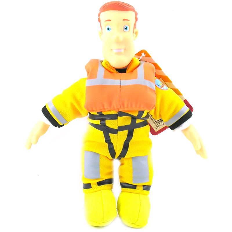 Fireman Sam 8" Plush Collectables from Character Options | WWSM