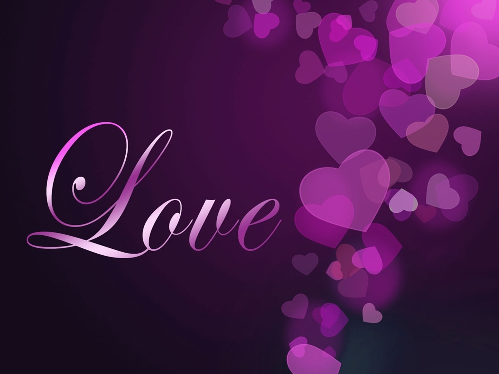 Purple Heart Love You Wallpapers - 1600x1200 - 156643