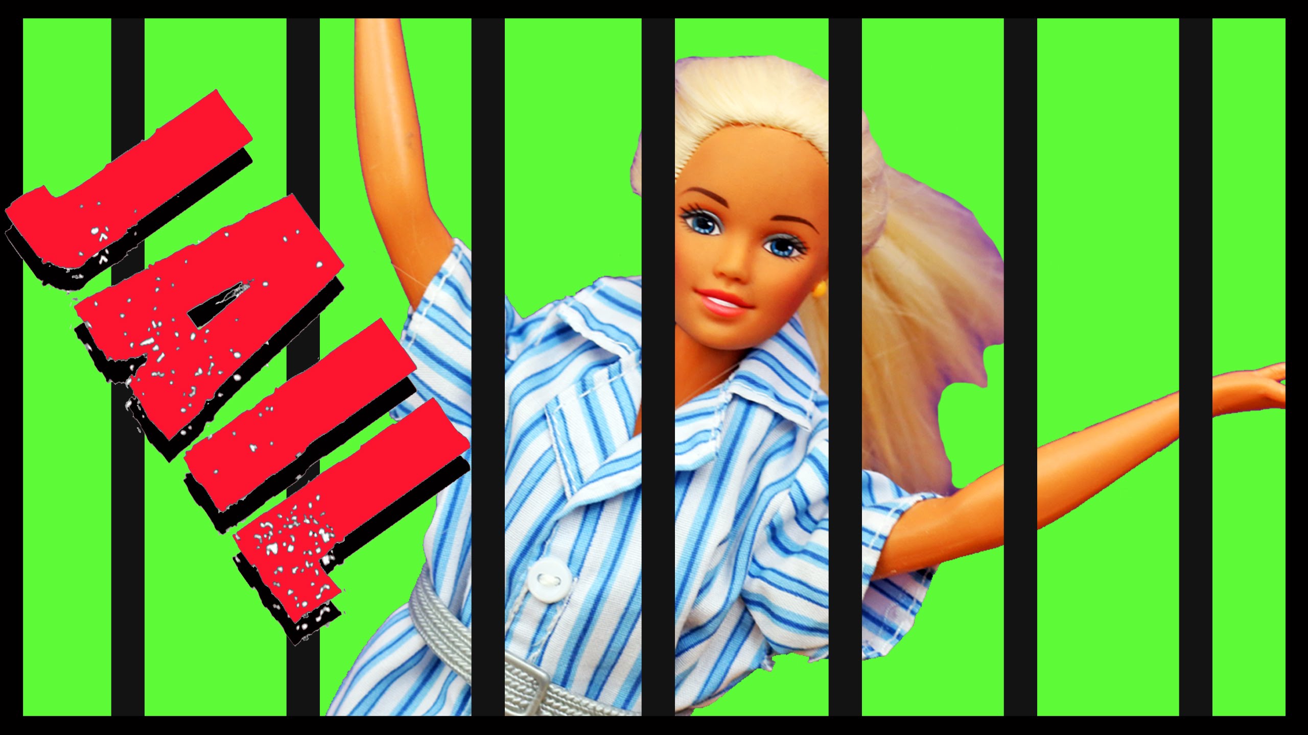BARBIE GOES TO JAIL ☻Disney Frozen Dolls, Spiderman & Frozen Kids ...