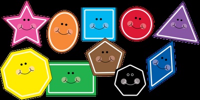 Free!! Cute shape clipart! | TPT | Pinterest