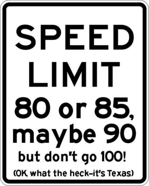 THETHROTTLE: funny speed limit signs : theTHROTTLE