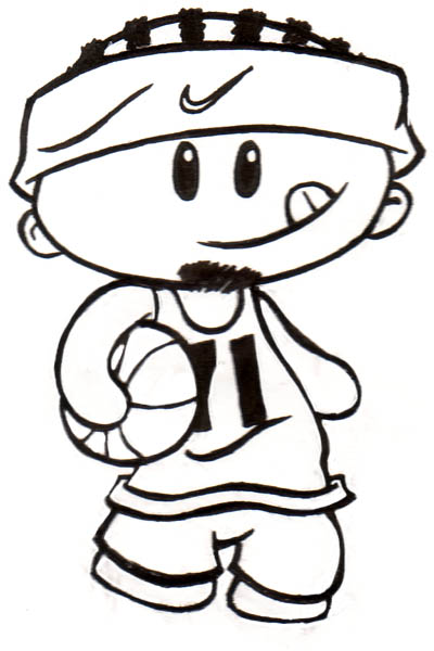 Awesome Basketball Drawings - Gallery