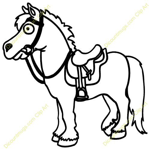 Clip Art Horse Saddle Bags Clipart