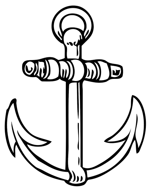 PARK, OUTLINE, ANCHOR, SHIP, BOAT, OCEAN, SEA - Public Domain ...