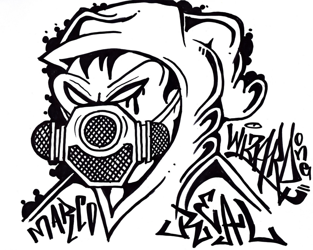 graffiti character (Gas Mask) | Flickr - Photo Sharing!