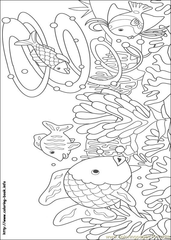 Rainbow Fish Colouring images